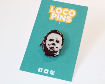Michael Myers pin - a great gift for fans of Halloween movies, pin collectors, movie fans and horror genre