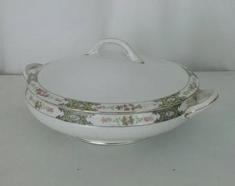 Noritake Nippon Thelma Bassett Covered Round Serving Dish
