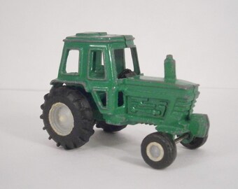 Vintage Die Cast Green Toy Tractor