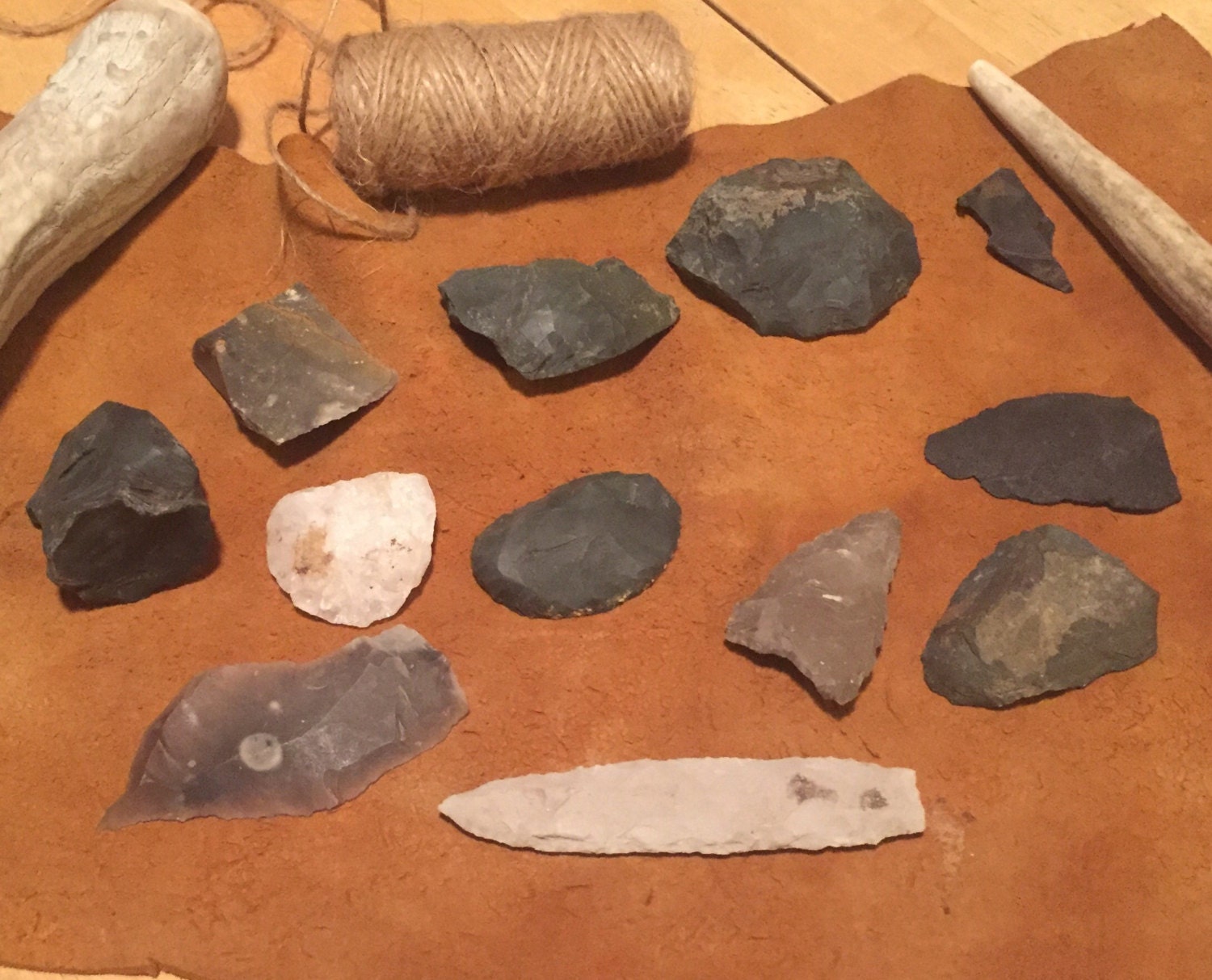 Paleoindian Stone Age Tool Kit Historically Accurate Artifact