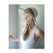 Crochet PATTERN - Seaside Sunhat - Extra Wide Brim with Scarf Tie