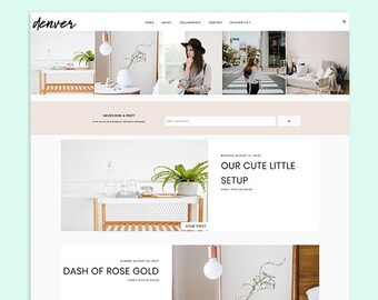 Denver | Responsive Premade Blogger Template