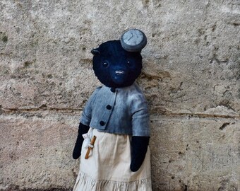 Teddy bear artist bear plush teddy bear plush Teddy Artist teddy bear Teddy vintage gift vintage Style original Gift