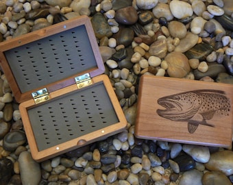 Engraved Fly Fishing Box