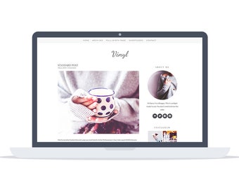 Vinyl - Wordpress Theme - Premade - Self Hosted - Wordpress Blog Theme - Responsive