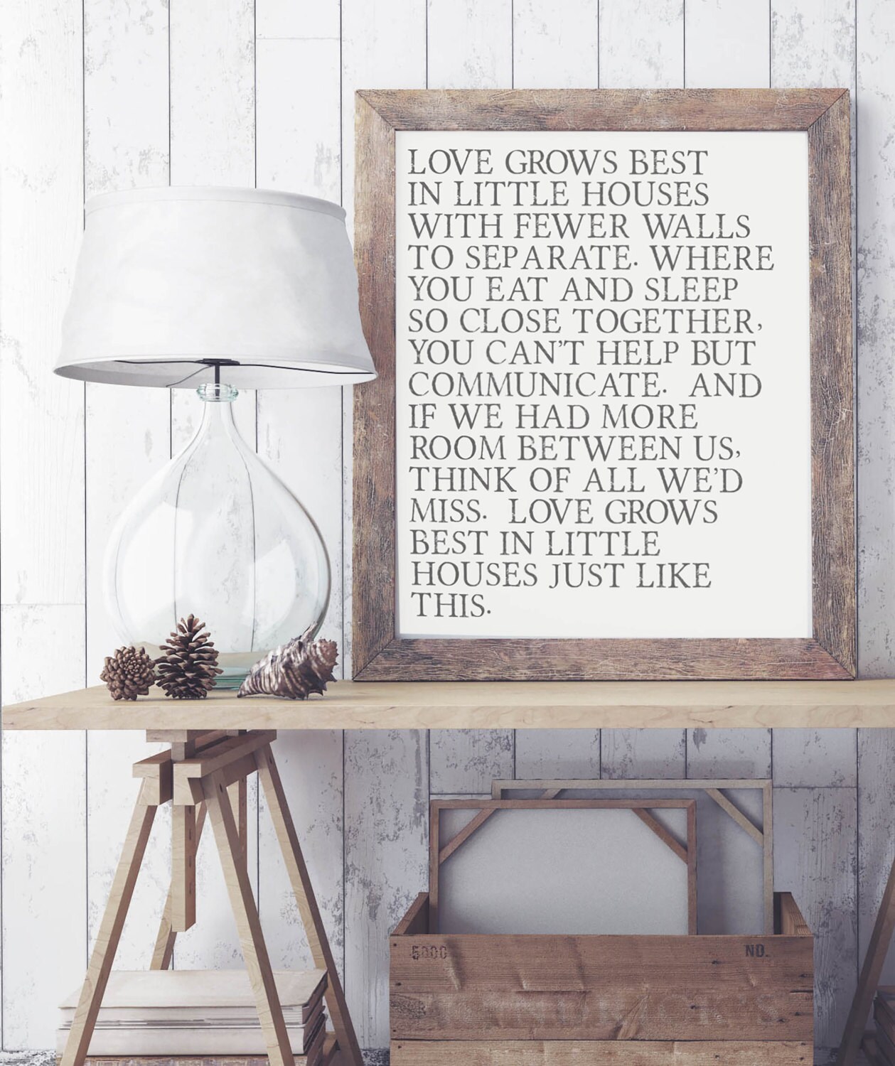 Love Grows Best Art Print