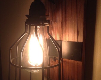 Bourbon Barrel Stave Sconce