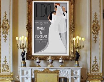 Meghan & Harry Royal Wedding Poster
