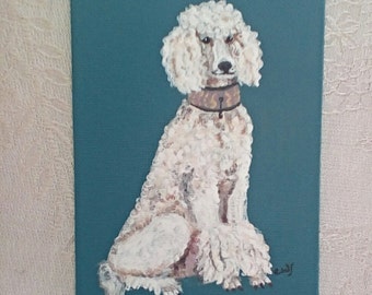 Original Poodle Painting