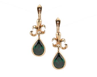 Baroque Earrings Gilded