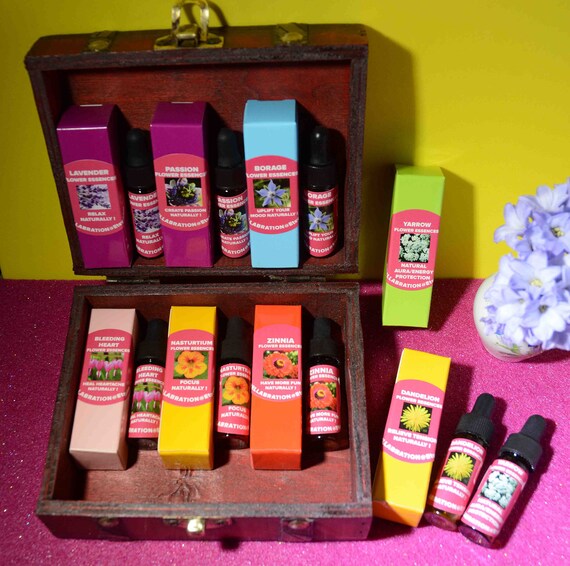 FLOWER ESSENCES APOTHECARY Kit 8 Organic Home Grown Flower