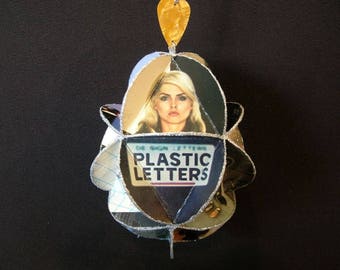 Blondie Album Cover Ornament Made Of Repurposed Record Jackets - Deborah Harry