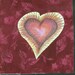 Purple Heart--Spiral Heart Pin design for Bead Embroidery