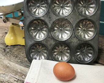 French baking tray|Vintage Madeleine Tray|Madeleine Moulds|Cake tins|baking tray|vintage baking||baking tin|vintage kitchen ware