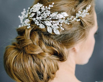 Bridal hair piece, Bridal head piece, Bridal hairpiece, Wedding hair piece, Wedding head piece, Wedding headpiece