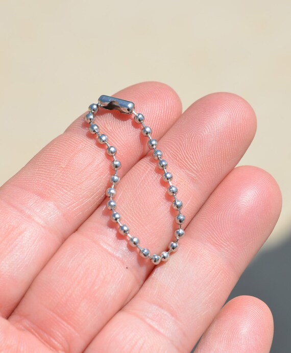 BULK 50 Ball Chain Key Chains F320