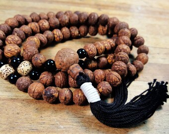 Rhaktu Bodhi with Lotus and Black Onyx