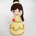 Belle crochet pdf pattern english