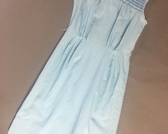 Vintage 60s dress / 1960s dress / wiggle dress / cotton dress / girls dress / day dress 8260
