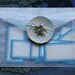Turquoise Bordered Labels Pack of 12 - Light Blue Border - 1 1/2" x 3/4" Vintage Style Labels - Blue Labels Packaging Gift Wrap