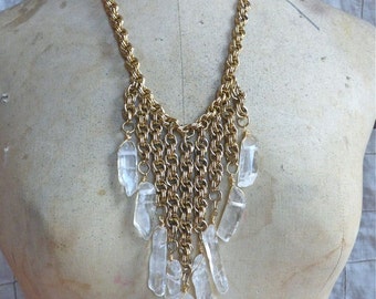 Crystal Bib Necklace III