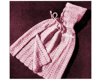 Hooded Cape for Your Sleeping Beauty or Little Red Riding Hood 1950s - Knit pattern PDF 5130