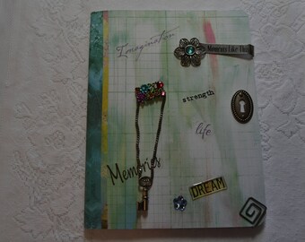 Altered Composition Book - Imagination Journal, full size (7.5" x 9.75")