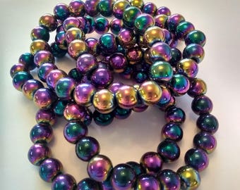 Mood Bead Bracelets (2) Mood Ring Color Changing Bracelets Set of 2