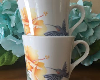 Corning/Corelle Hummingbird Mug - Set of 2