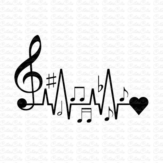 Download Treble Clef Svg notes Eps Dxf Png vector file Music EKG