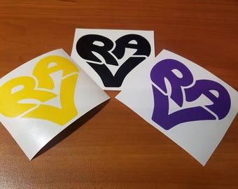 RVA Heart - Vinyl Decal - Richmond, Virginia