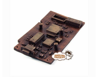 Chocolate computer Circuit Board art gifts for geeks Software Engineer Gift computer lover gift computer geek gift nerd gift modern techie