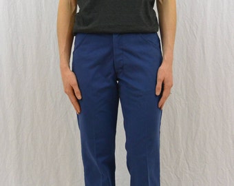 Vintage Navy Blue Work Pants, 70's, XS, Teen Boy, Vintage Sears Clothing, Punk, Riot Girl, Tumblr Clothing, Skater