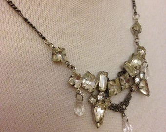 Vintage Sparkling Ice Princess Necklace