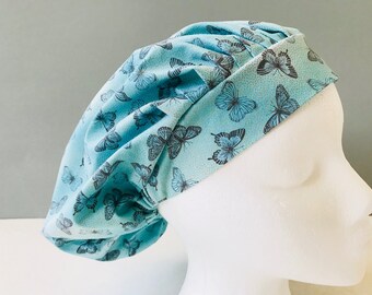 Bouffant Scrub Hat - Butterflies