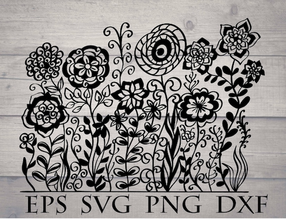 Zentangle flower svg / mandala stencil svg / zentangle for ...