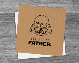 Star Wars Inspired Father's Day card Printable