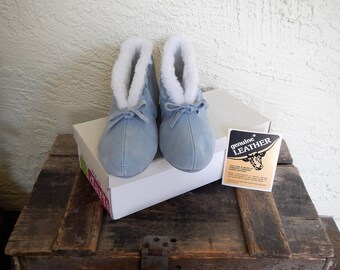 Vintage Leather Slippers