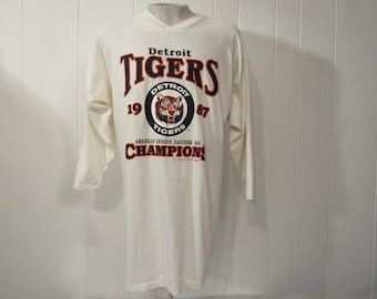 Vintage T-shirt, baseball t shirt, 1980s t shirt, Detroit Tigers jersey, Baseball shirt, 1988 Detroit Tigers, vintage clothing, NWT, Large
