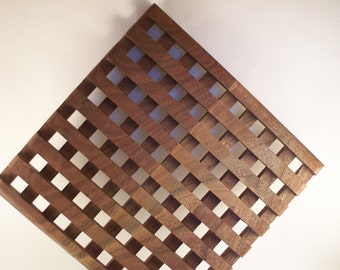 Walnut Trivet, Large Walnut Wooden Trivet, Wooden Trivet
