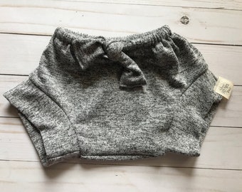 Heathered grey shorties size 12-18M