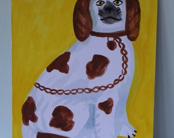 Yellow Staffordshire Spaniel (Left)