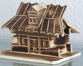 house cottage wood new