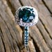 teal engagement rings teal engagement rings