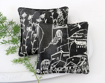 Lavender Sachets, Whimsical Chalkboard Sketches, Teacher Gift