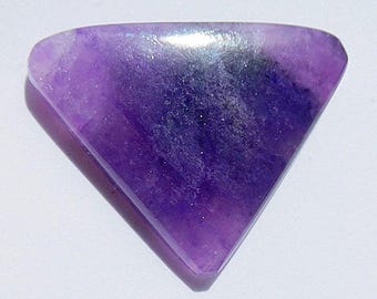 Sugilite gel Designer cab buff top triangle A rare high end collectors cabochon 6.06 ct. Sugilite