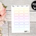 January Personal Size Monthly Kit || SMC Personal Size Planner Stickers