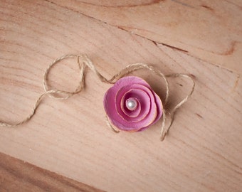Newborn Headbands, Pink Baby Headbands, Pink Newborn Headbands, Flower Headbands, Baby Girl Headbands