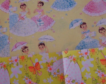 bridal shower vintage gift wrap