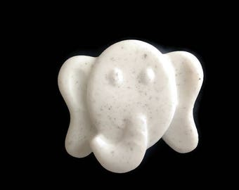 Baby powder & rhassoul clay honey soap bar- baby soap, kids soap, children's soap, glycerin organic, handmade soap, natural, Shea butter